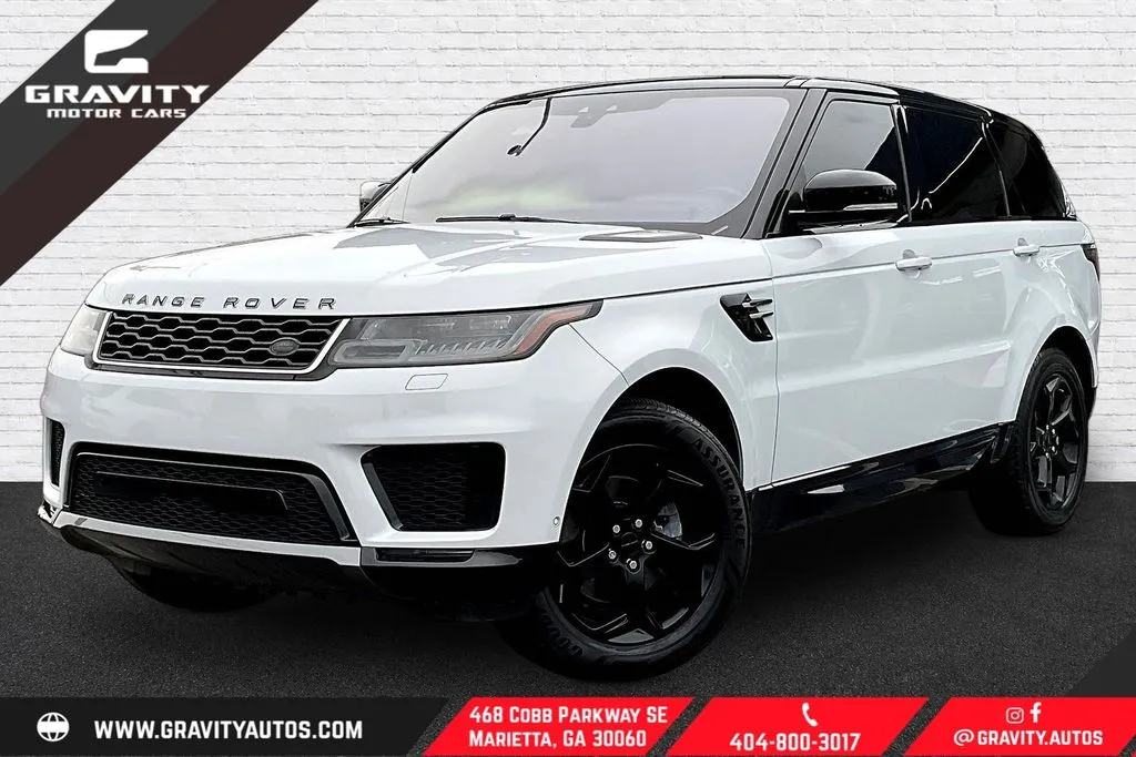 White 2019 Land Rover Range Rover Sport HSE Td6 for sale in Marietta, GA