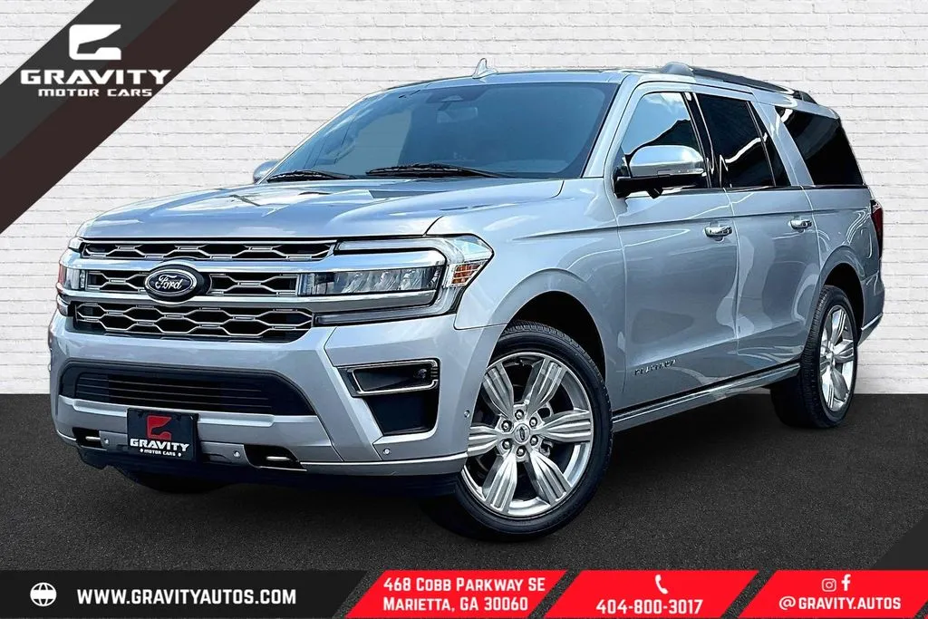 Silver 2024 Ford Expedition Max Platinum for sale in Marietta, GA