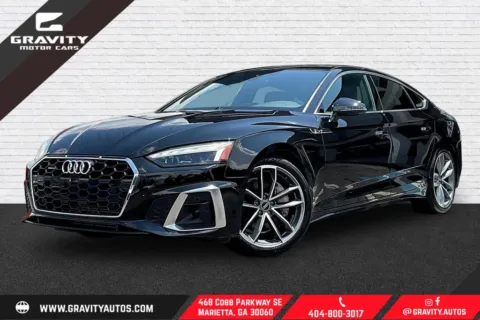 Black 2023 Audi A5 Sportback 45 S line Premium Plus for sale in Marietta, GA