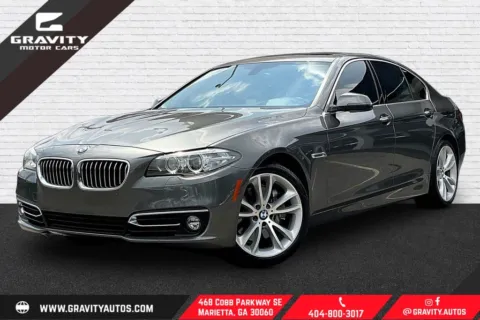 Gray 2015 BMW 5 Series 535i for sale in Marietta, GA