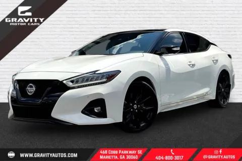 White 2021 Nissan Maxima SR for sale in Marietta, GA