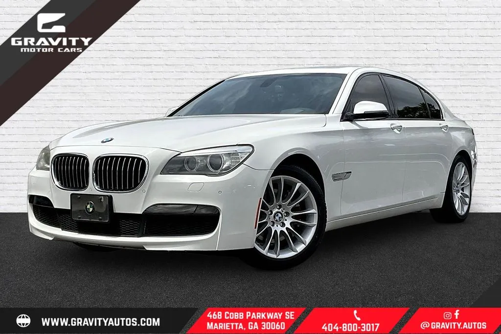 White 2014 BMW 7 Series 740Li xDrive for sale in Marietta, GA