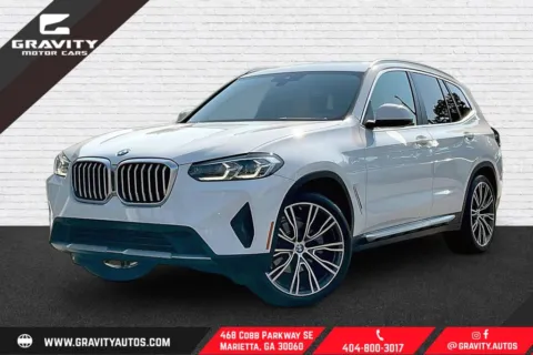 White 2022 BMW X3 sDrive30i for sale in Marietta, GA