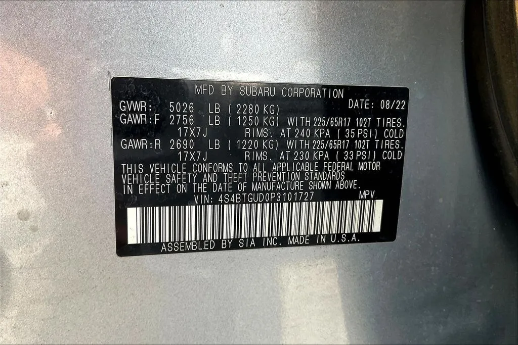 Subaru Outback photo 18