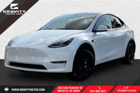 White 2023 Tesla Model Y Long Range for sale in Marietta, GA