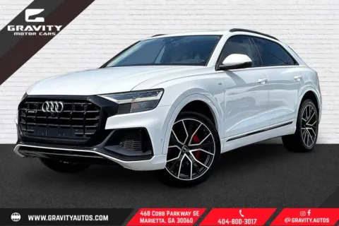 White 2020 Audi Q8 55 Premium Plus for sale in Marietta, GA