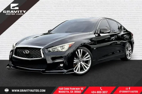 Black 2018 INFINITI Q50 Sport for sale in Marietta, GA