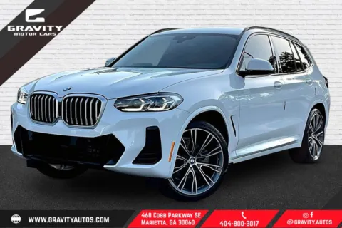 White 2023 BMW X3 sDrive30i for sale in Marietta, GA