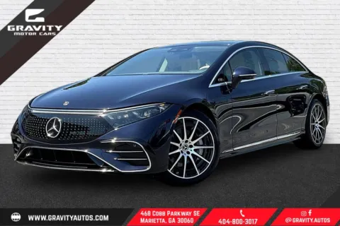 Blue 2022 Mercedes-Benz EQS 450 for sale in Marietta, GA