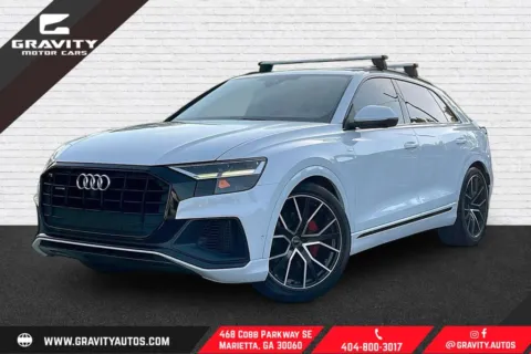 White 2019 Audi Q8 3.0T Premium Plus for sale in Marietta, GA