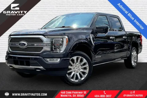 Blue 2021 Ford F-150 Limited for sale in Marietta, GA