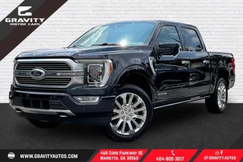 Blue 2021 Ford F-150 Limited for sale in Marietta, GA