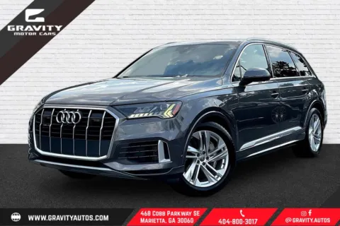 Gray 2021 Audi Q7 55 Prestige for sale in Marietta, GA