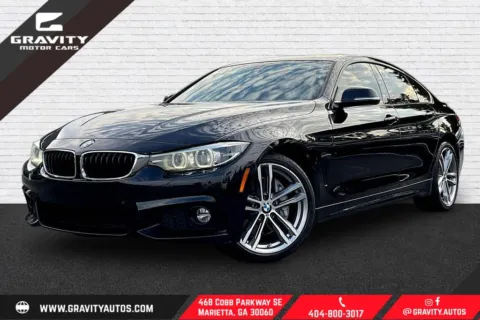 Black 2019 BMW 4 Series 430i Gran Coupe for sale in Marietta, GA