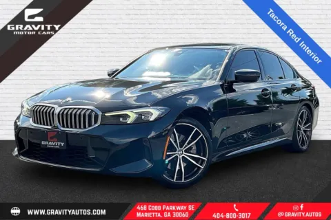 Black 2023 BMW 3 Series 330i for sale in Marietta, GA
