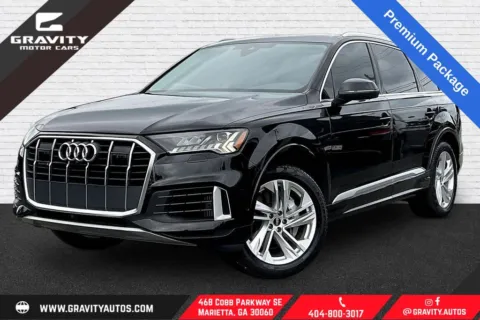 Black 2023 Audi Q7 55 Premium for sale in Marietta, GA
