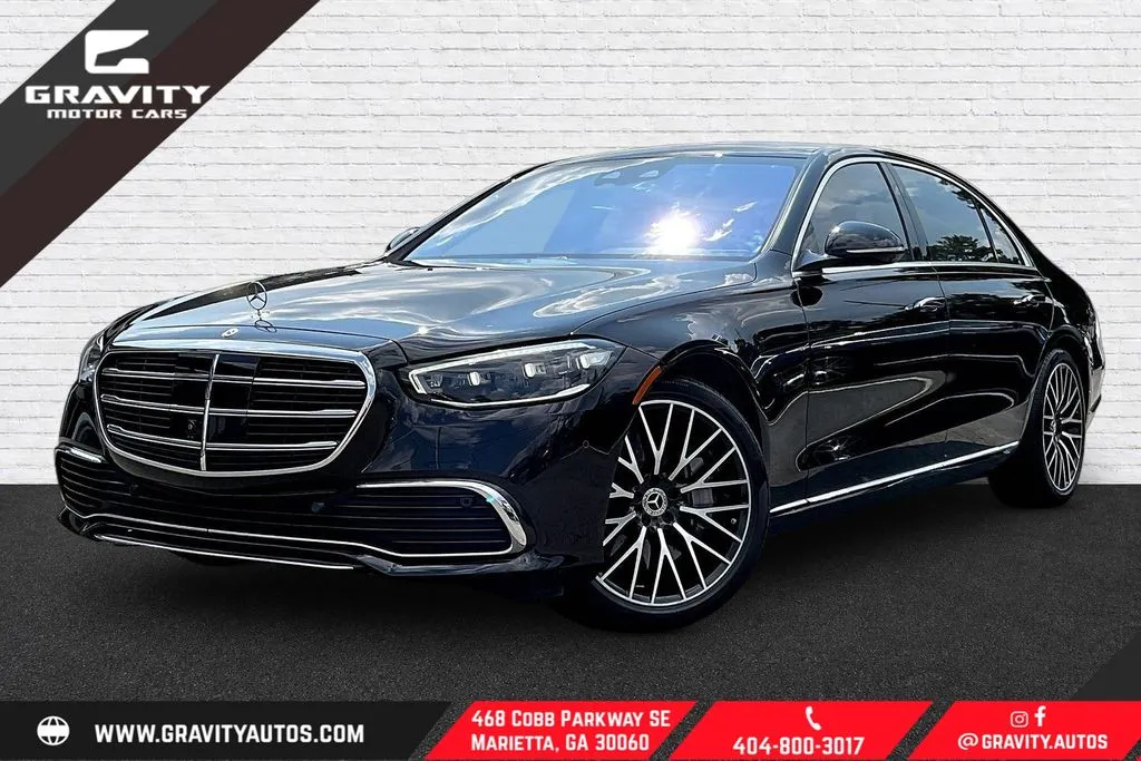 Black 2021 Mercedes-Benz S-Class S 580 for sale in Marietta, GA