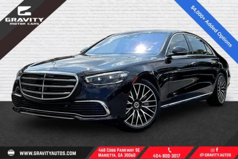 Black 2021 Mercedes-Benz S-Class S 580 for sale in Marietta, GA