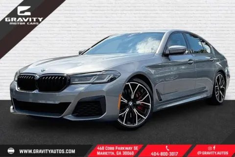 Gray 2023 BMW 5 Series 540i for sale in Marietta, GA