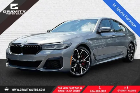Gray 2023 BMW 5 Series 540i for sale in Marietta, GA