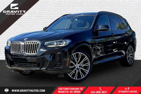 Black 2022 BMW X3 sDrive30i for sale in Marietta, GA