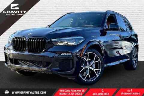 Black 2021 BMW X5 sDrive40i for sale in Marietta, GA
