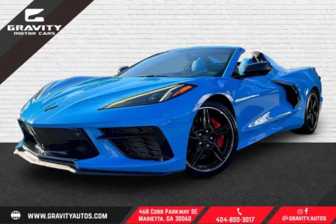 Blue 2021 Chevrolet Corvette Stingray for sale in Marietta, GA