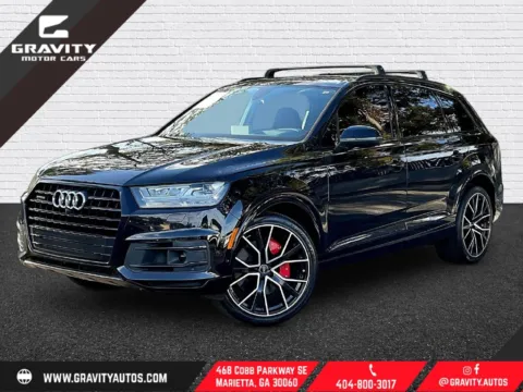 Black 2019 Audi Q7 55 Prestige for sale in Marietta, GA