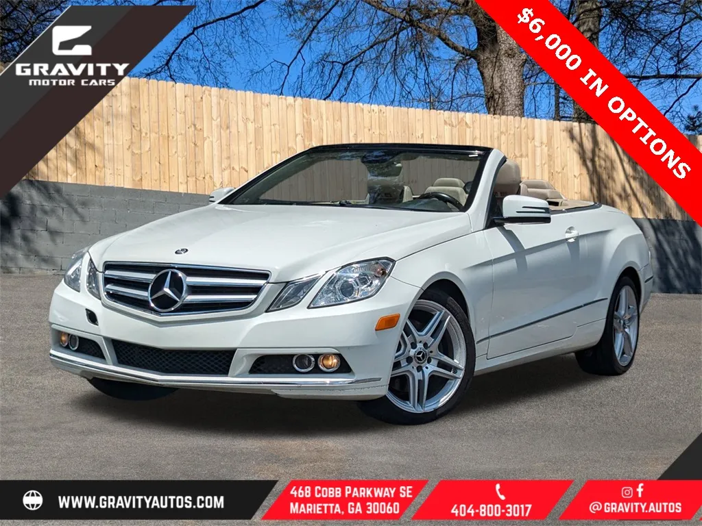 White 2011 Mercedes-Benz E-Class E 350 for sale in Marietta, GA