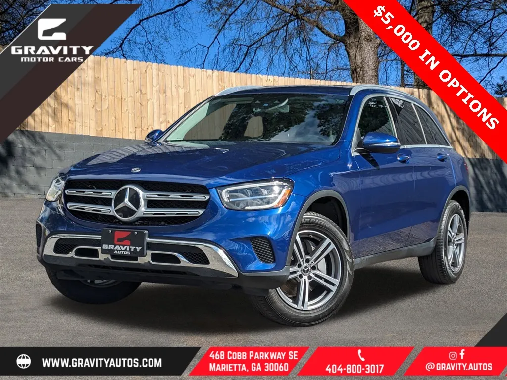 Blue 2020 Mercedes-Benz GLC 300 for sale in Marietta, GA