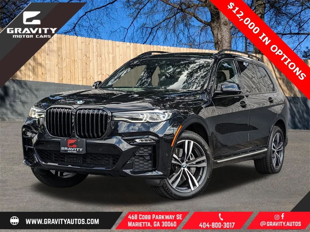 Black 2022 BMW X7 xDrive40i for sale in Marietta, GA