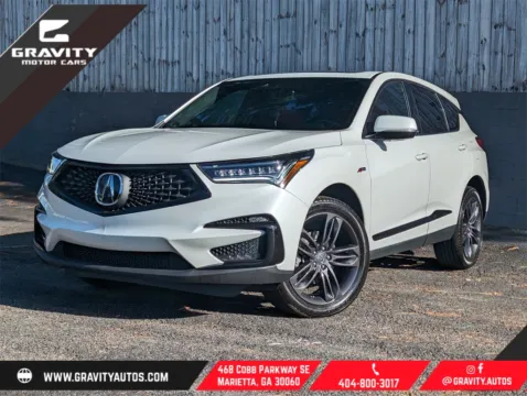White 2021 Acura RDX A-Spec Package for sale in Marietta, GA