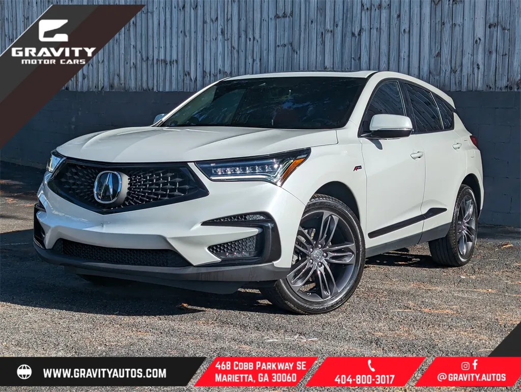 White 2021 Acura RDX A-Spec Package for sale in Marietta, GA