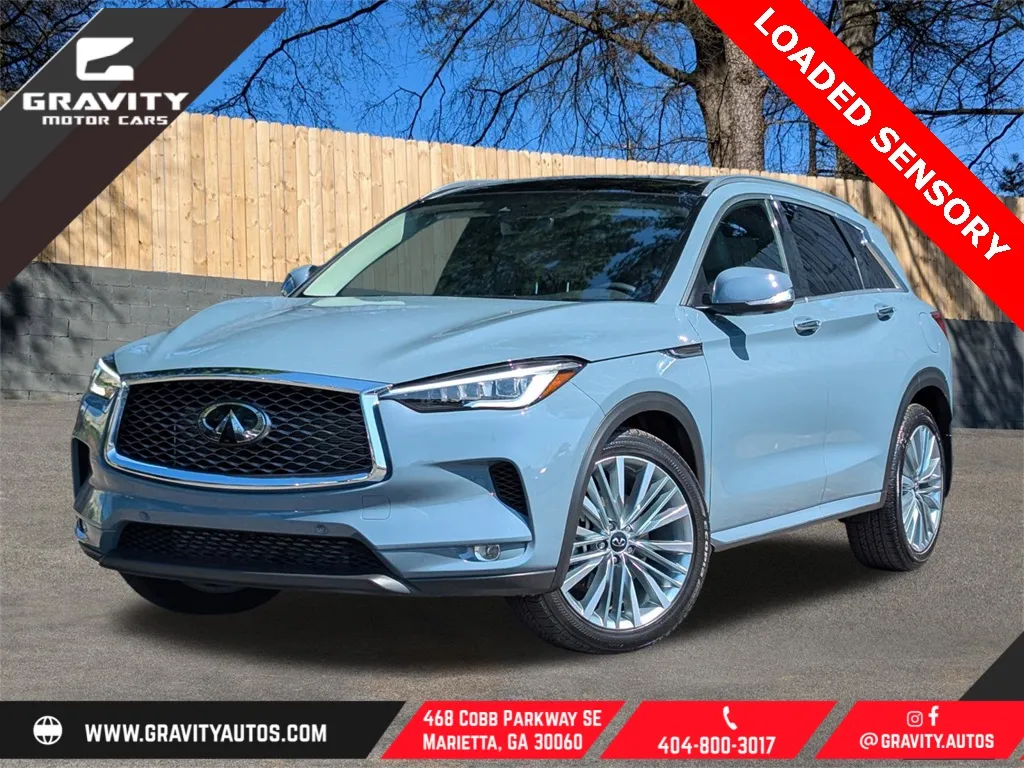 Gray 2024 INFINITI QX50 Sensory for sale in Marietta, GA