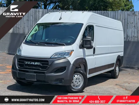 White 2023 Ram ProMaster 2500 High Roof for sale in Marietta, GA
