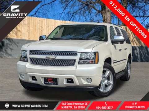 White 2011 Chevrolet Suburban 1500 LTZ for sale in Marietta, GA