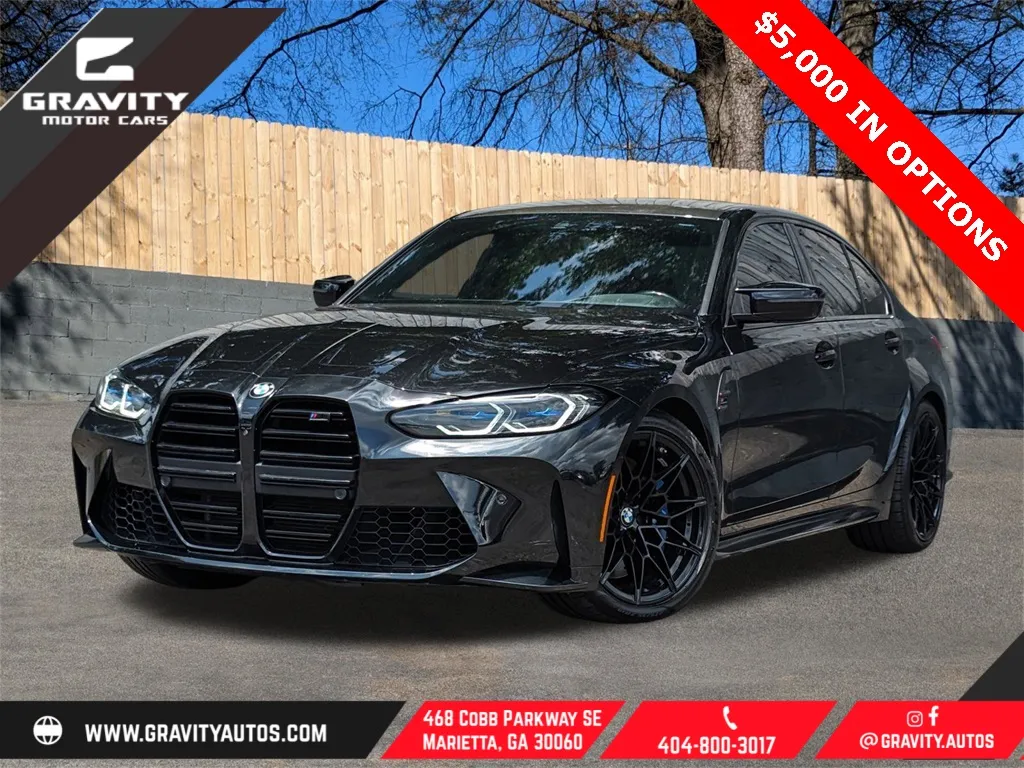 Black 2021 BMW M3 Competition for sale in Marietta, GA