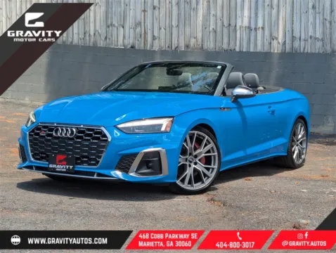 Blue 2020 Audi S5 3.0T Premium Plus for sale in Marietta, GA