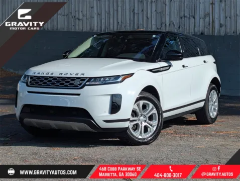 White 2020 Land Rover Range Rover Evoque S for sale in Marietta, GA