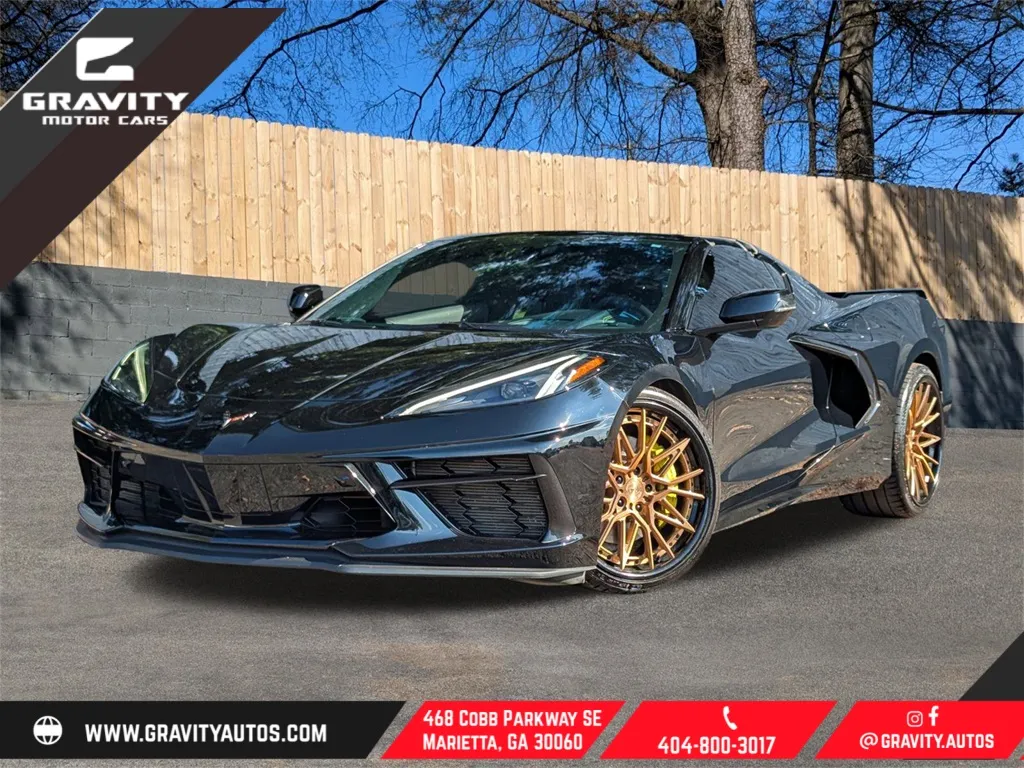 Black 2020 Chevrolet Corvette Stingray for sale in Marietta, GA
