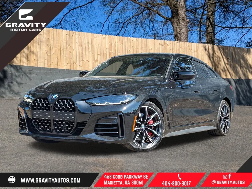 Black 2024 BMW 4 Series M440i for sale in Marietta, GA