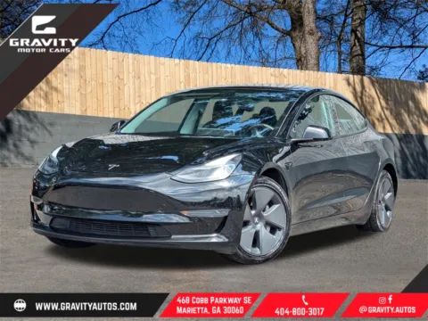 Black 2021 Tesla Model 3 Standard Range Plus for sale in Marietta, GA