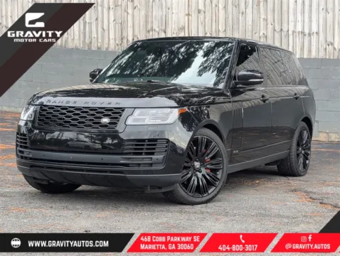 Black 2019 Land Rover Range Rover 5.0L V8 Supercharged for sale in Marietta, GA