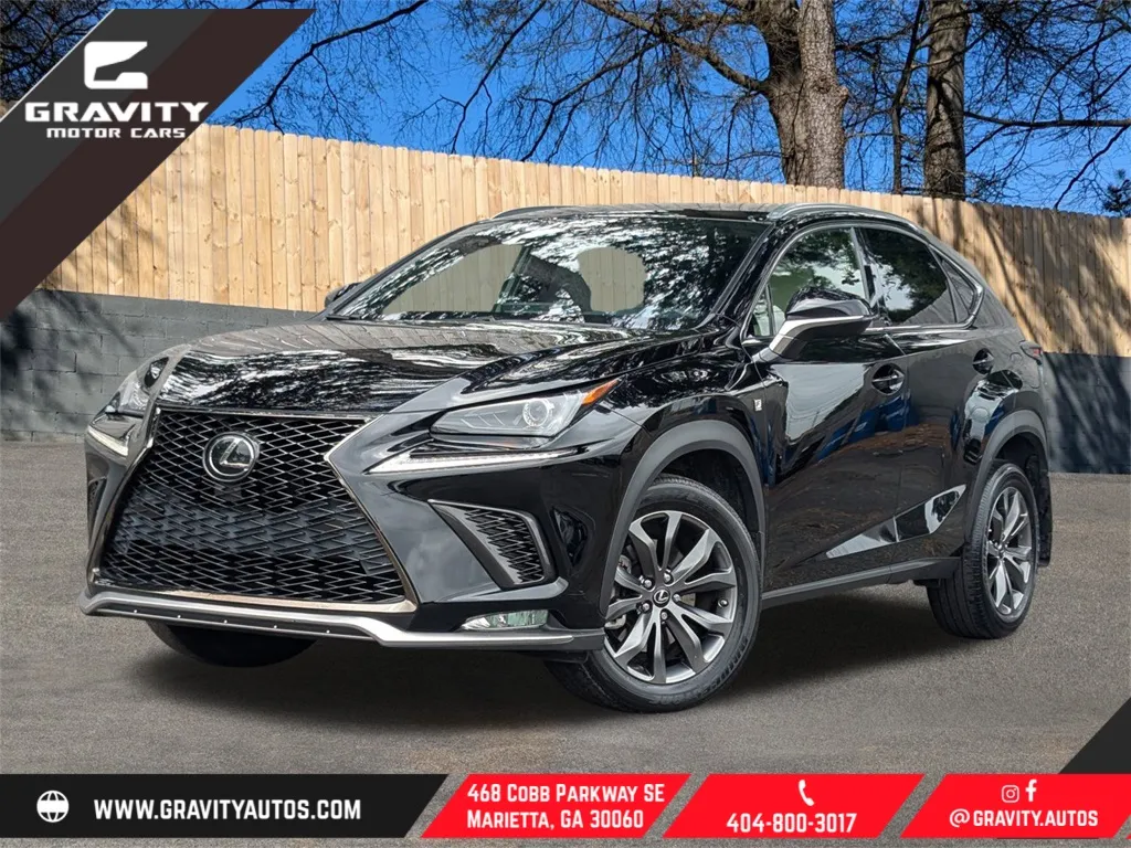 Black 2021 Lexus NX 300 F Sport for sale in Marietta, GA