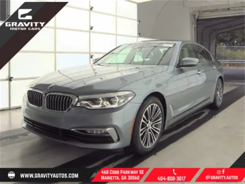 Gray 2018 BMW 5 Series 540i for sale in Marietta, GA