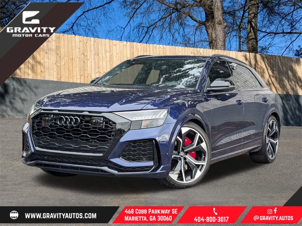 Blue 2022 Audi RS Q8 4.0T for sale in Marietta, GA