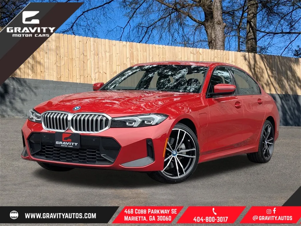 Red 2024 BMW 3 Series 330e iPerformance for sale in Marietta, GA