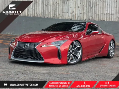 Red 2018 Lexus LC 500 for sale in Marietta, GA
