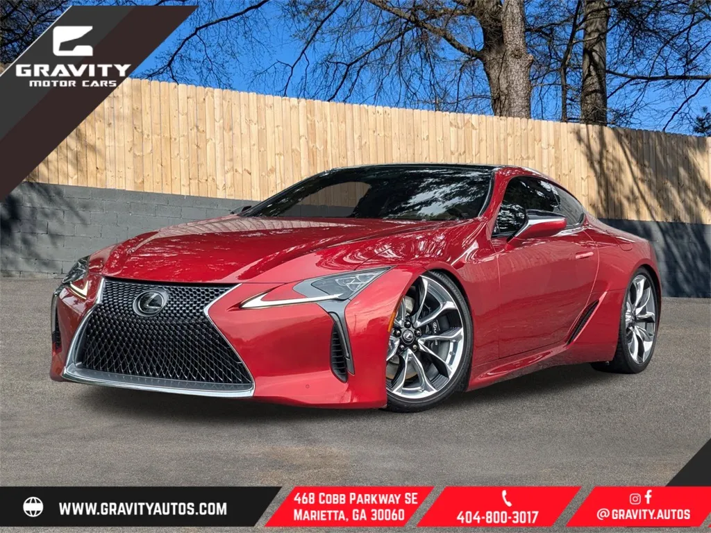 Red 2018 Lexus LC 500 for sale in Marietta, GA