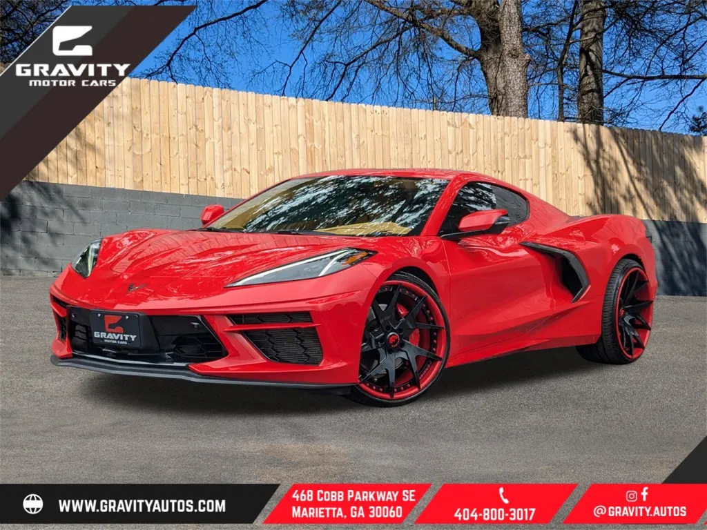 Red 2021 Chevrolet Corvette Stingray for sale in Marietta, GA